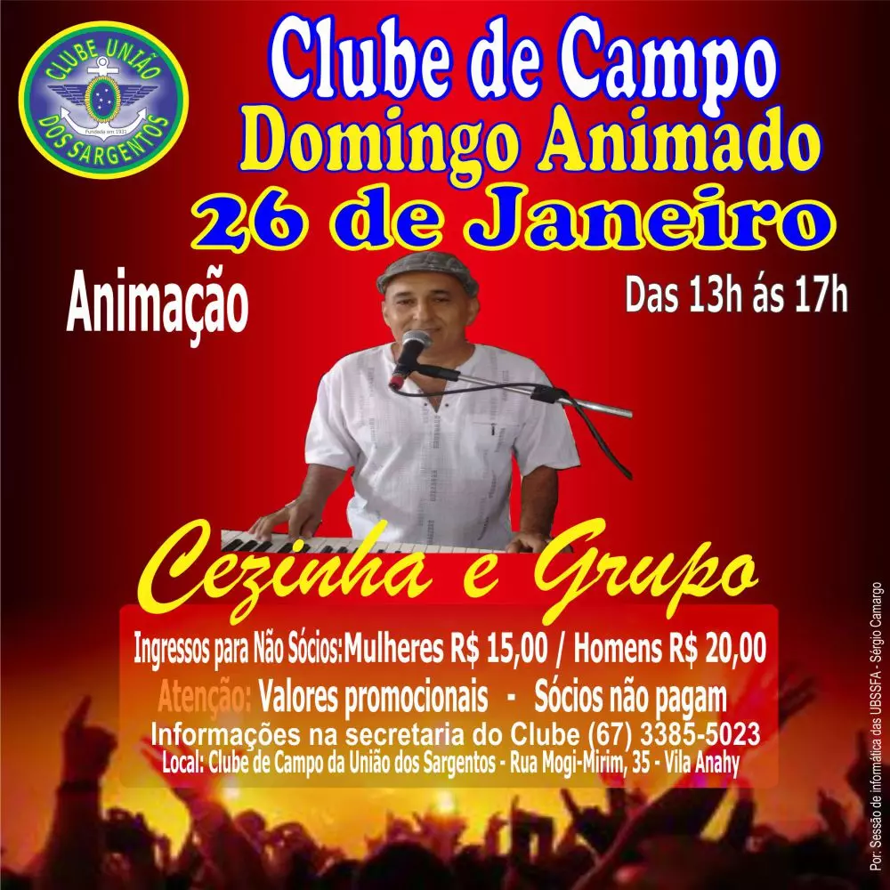 Domingo Animado no Clube de Campo 26/01/2025